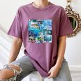 Frutiger Aero Retro Vibes Women's Comfort Colors T-Shirt Blue Jean