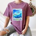 Frutiger Aero Skeuomorphism User Interface Nostalgia Women's Comfort Colors T-Shirt Blue Jean