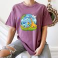 Frutiger Aero Y2K Fashion Trends Statement Piece Tech Orange Women's Comfort Colors T-Shirt Blue Jean