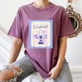 Fun Cute Introvert Cat Character Trophy For Men Women Women's Comfort Colors T-Shirt Blue Jean