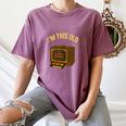 I'm This Old Please Rewind 80s 90s Nostalgia VHS VCR Women's Comfort Colors T-Shirt Blue Jean