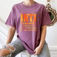 INTJ Architect Personality Introvert Sarcastic Orange Women's Comfort Colors T-Shirt Blue Jean INTJ Architect Personality Introvert Sarcastic Orange Women's Comfort Colors T-Shirt Blue Jean