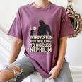 Introverted But Willing To Discuss Nephilim Tee Women's Comfort Colors T-Shirt Blue Jean Introverted But Willing To Discuss Nephilim Tee Women's Comfort Colors T-Shirt Blue Jean