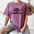 I Make Jokes When Im Uncomfortable Sarcastic Introvert Women's Comfort Colors T-Shirt Blue Jean I Make Jokes When Im Uncomfortable Sarcastic Introvert Women's Comfort Colors T-Shirt Blue Jean