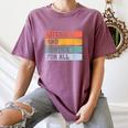 Literacy And Justice For All Stop Book Banning Banned Books Women's Comfort Colors T-Shirt Blue Jean
