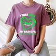 In My Memory Of My Grandpa NON-HODGKIN'S LYMPHOMA AWARENESS Women's Comfort Colors T-Shirt Blue Jean