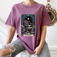 Mystical Library Book Reader The Introvert Tarot Card Women's Comfort Colors T-Shirt Blue Jean Mystical Library Book Reader The Introvert Tarot Card Women's Comfort Colors T-Shirt Blue Jean