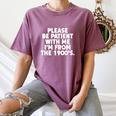 Be Patient I'm From The 1900s Gen X Elder Millennial Premium Women's Comfort Colors T-Shirt Blue Jean