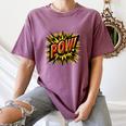 POW Comic Book Retro Artwork – Cartoon Collector Women's Comfort Colors T-Shirt Blue Jean POW Comic Book Retro Artwork – Cartoon Collector Women's Comfort Colors T-Shirt Blue Jean