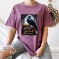 Raven On A Stack Of Books Wisdom Of Odin Women's Comfort Colors T-Shirt Blue Jean Raven On A Stack Of Books Wisdom Of Odin Women's Comfort Colors T-Shirt Blue Jean