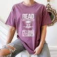 Read Banned Books PET DOGS FIGHT EVIL Read Banned Books Dog Women's Comfort Colors T-Shirt Blue Jean