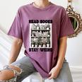 Read Books Stay Weird Book Lover Joke Introvert Reading Premium Women's Comfort Colors T-Shirt Blue Jean