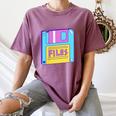 Retro TechnologyOld School Floppy Nostalgia 90s Generation Women's Comfort Colors T-Shirt Blue Jean Retro TechnologyOld School Floppy Nostalgia 90s Generation Women's Comfort Colors T-Shirt Blue Jean