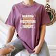 Sarcastic For Deep Thinkers Introverts Groovy Women's Comfort Colors T-Shirt Blue Jean