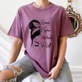 I Came I Saw I Had Anxiety So I Left Messy Bun Introvert Women's Comfort Colors T-Shirt Blue Jean I Came I Saw I Had Anxiety So I Left Messy Bun Introvert Women's Comfort Colors T-Shirt Blue Jean
