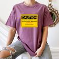 A Simple Yellow Warning Sign For Introvert Women's Comfort Colors T-Shirt Blue Jean A Simple Yellow Warning Sign For Introvert Women's Comfort Colors T-Shirt Blue Jean