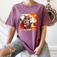 Squirrel Reading Comic Book On Autumn Branch Glasses Leaves Women's Comfort Colors T-Shirt Blue Jean