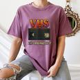 VHS Tape Nostalgia Old School Technology Humor Women's Comfort Colors T-Shirt Blue Jean