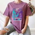 I Wear Teal And Purple In Memory Of My Aunt Women's Comfort Colors T-Shirt Blue Jean I Wear Teal And Purple In Memory Of My Aunt Women's Comfort Colors T-Shirt Blue Jean