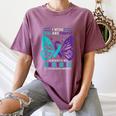 I Wear Teal And Purple In Memory Of My Brother Women's Comfort Colors T-Shirt Blue Jean I Wear Teal And Purple In Memory Of My Brother Women's Comfort Colors T-Shirt Blue Jean