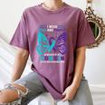 I Wear Teal And Purple In Memory Of My Cousin Women's Comfort Colors T-Shirt Blue Jean I Wear Teal And Purple In Memory Of My Cousin Women's Comfort Colors T-Shirt Blue Jean