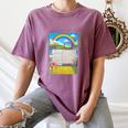 Women's Frutiger Aero Aesthetic Rainbow Glitch Art Women's Comfort Colors T-Shirt Blue Jean Women's Frutiger Aero Aesthetic Rainbow Glitch Art Women's Comfort Colors T-Shirt Blue Jean