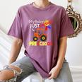 My Baby Just Crushed Preschool Graduation Women's Comfort Colors T-Shirt Moss