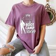 Boot Camp Graduation Military Cousin Support Tee Women's Comfort Colors T-Shirt Moss