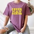 Cheerleading Senior Night Cheer Senior 2025 Graduation 10 Women's Comfort Colors T-Shirt Moss