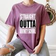 Cool Straight Outta Divinity School Graduation Shirt Women's Comfort Colors T-Shirt Moss