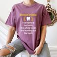 Dentist Dental School Graduation Tooth Oath Dentistry Women's Comfort Colors T-Shirt Moss