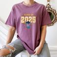 Disney Lilo & Stitch Graduation 2025 Stitch Collegiate Women's Comfort Colors T-Shirt Moss