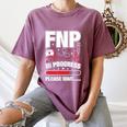 FNP In Progress Graduation Family Nurse Practitioner Women's Comfort Colors T-Shirt Moss