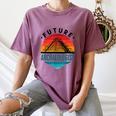 Future Archaeologist Pyramid Archaeology Student Graduation Women's Comfort Colors T-Shirt Moss