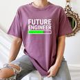 Future Engineer Loading Bar Cool Graduation Women's Comfort Colors T-Shirt Moss