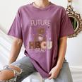 Future HBCU Grad Graduate Afro Boy College Graduation Women's Comfort Colors T-Shirt Moss