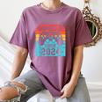 Game Over Class Of 2024 Shirt Students Graduation Women's Comfort Colors T-Shirt Moss