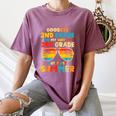 Goodbye 2nd Grade Graduation To 3rd Grade Hello Summer Kids Women's Comfort Colors T-Shirt Moss