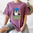 Graduate Penguin Class Of 2025 Kids Graduation Women's Comfort Colors T-Shirt Moss