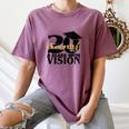 Graduation 2020 A Class With Vision Women's Comfort Colors T-Shirt Moss