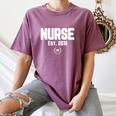 Graduation For Nurse Practitioners 2018 Nursing School Women's Comfort Colors T-Shirt Moss