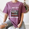 Homeland Security Degree Graduation Film Clapper Women's Comfort Colors T-Shirt Moss