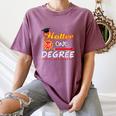 Hotter By One Degree Class Of Graduation 2019 Women's Comfort Colors T-Shirt Moss