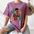 Kids Pre-K Grad 2025 Preschool Prek Graduation Women's Comfort Colors T-Shirt Moss