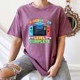Kindergarten Level Complete Graduation Class 2025 Gamer Boys Women's Comfort Colors T-Shirt Moss