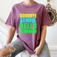 Last Day Of School Shirt Teacher Tee Graduation Women's Comfort Colors T-Shirt Moss
