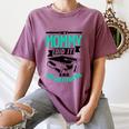 My Mommy Did It And She Did It For Me Graduation Graduate Women's Comfort Colors T-Shirt Moss