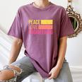 Peace Love Engineering Engineer School Graduation Retro Women's Comfort Colors T-Shirt Moss