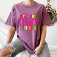 Pink STRAIGHT OUTTA Preschool PRE-K Graduation Women's Comfort Colors T-Shirt Moss