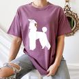 Poodle Graduation Dog Graduate Women's Comfort Colors T-Shirt Moss